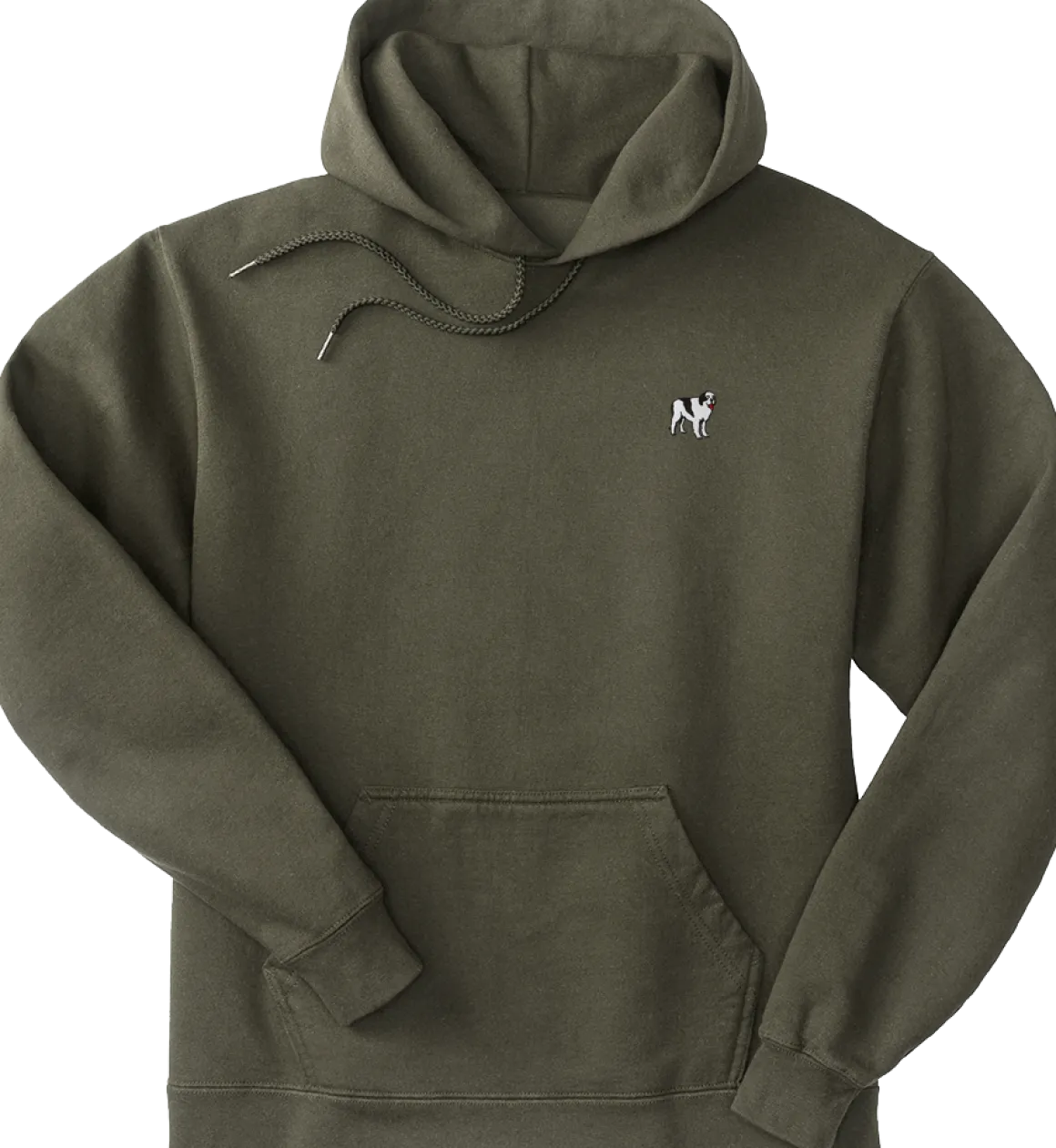 Big Dogs French Terry Fleece Embroidered Hoodie