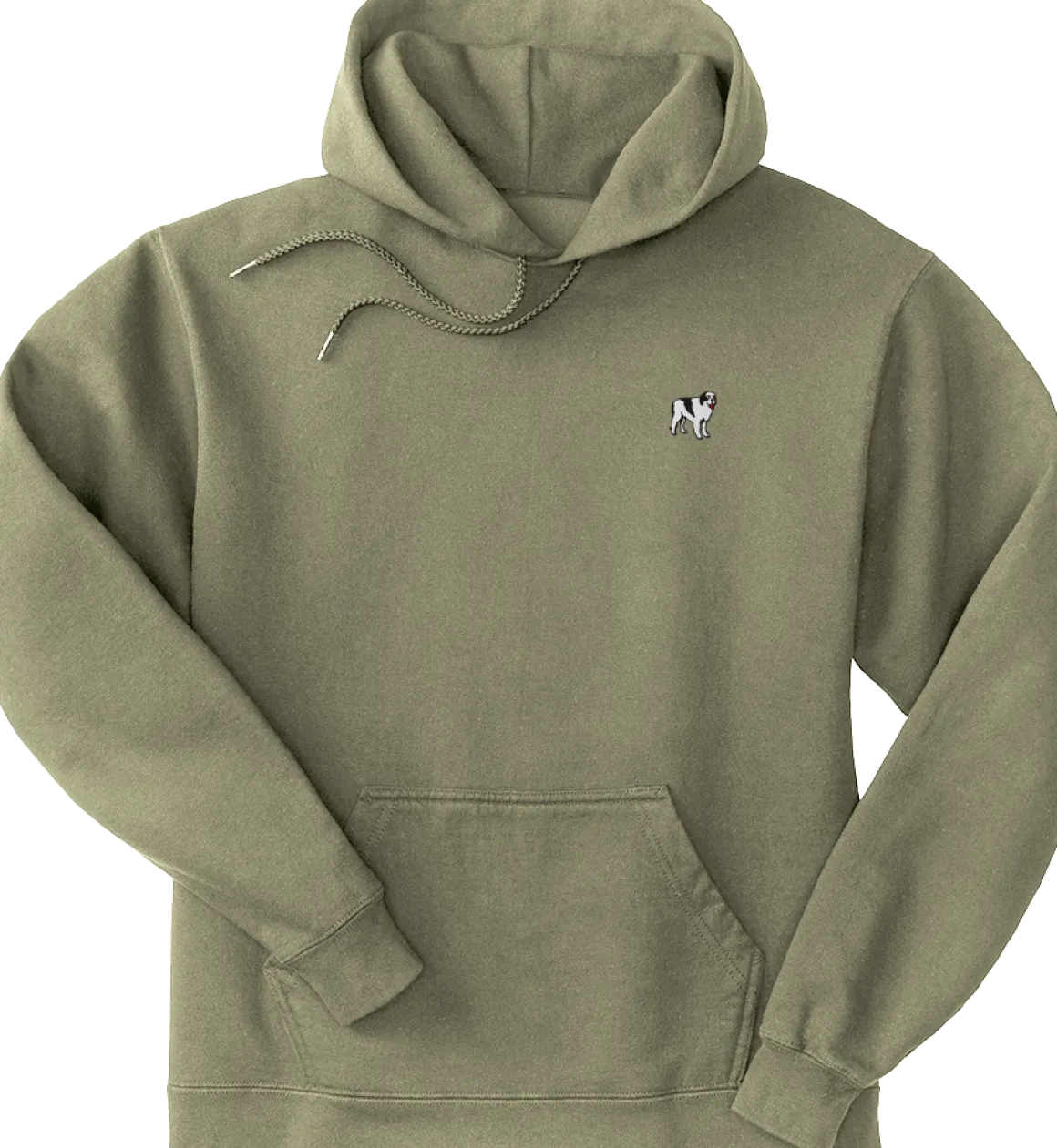 Big Dogs French Terry Fleece Embroidered Hoodie