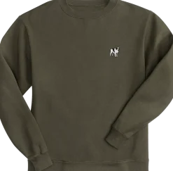 Big Dogs French Terry Fleece Embroidered Crew
