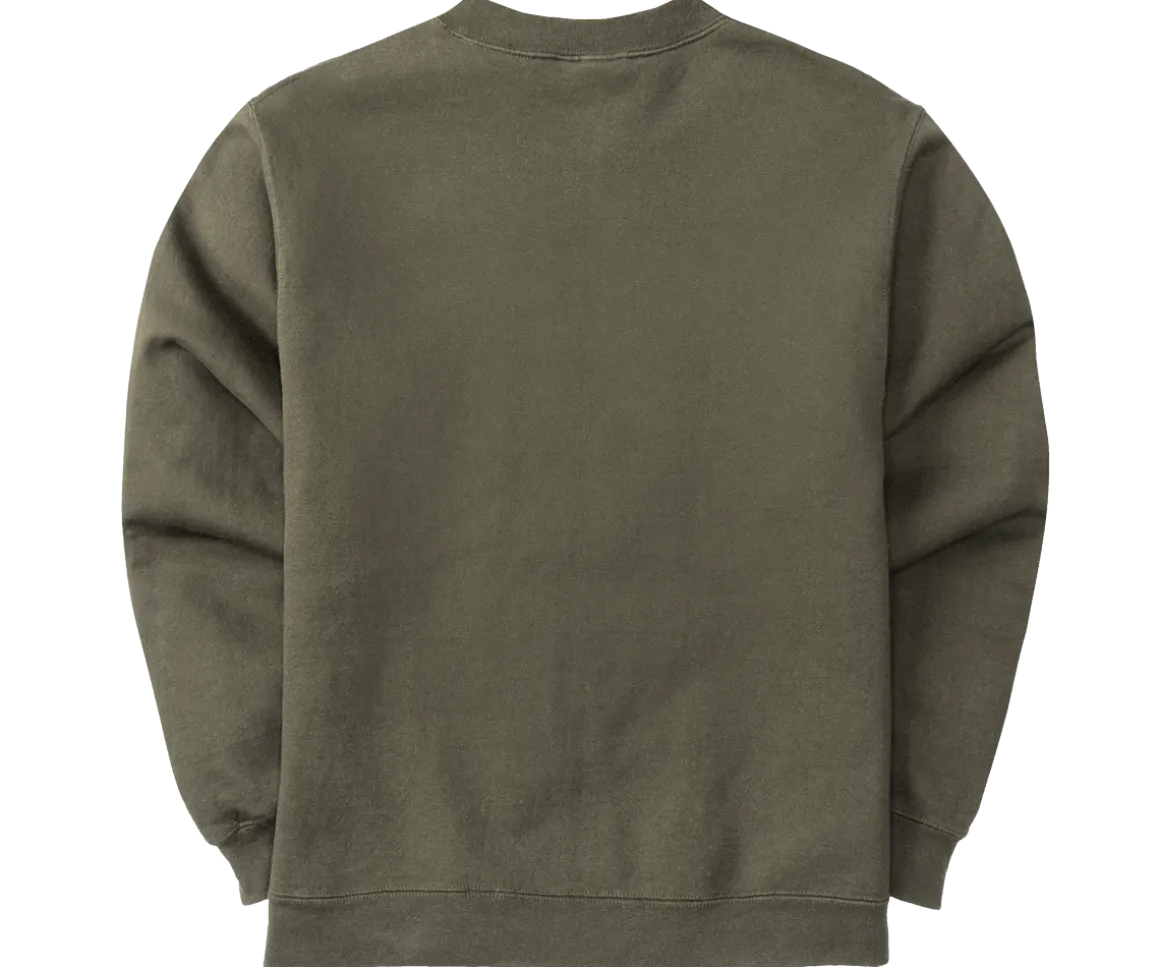 Big Dogs French Terry Fleece Embroidered Crew