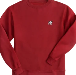 Big Dogs French Terry Fleece Embroidered Crew