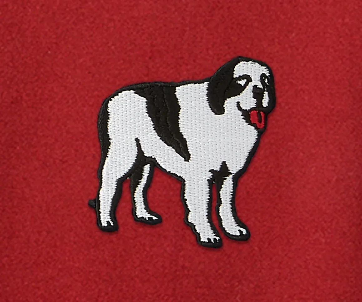 Big Dogs French Terry Fleece Embroidered Crew