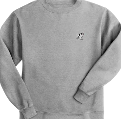 Big Dogs French Terry Fleece Embroidered Crew